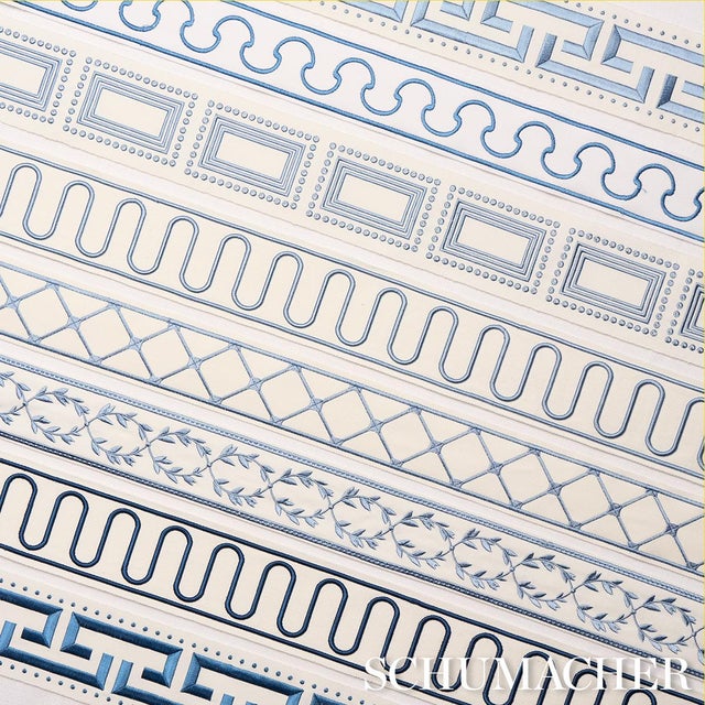 Schumacher SAMPLE - Schumacher X Paloma Contreras Grenelle Trim In Marine For Sale - Image 4 of 4