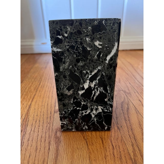 1960s Vintage Polished Marble Bookends For Sale - Image 5 of 7