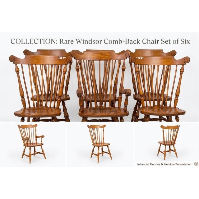 WELCOME AND THANK YOU FOR TAKING THE TIME TO LOOK!! Absolutely gorgeous, Stunning, handsome set of six vintage Ethan Allen...