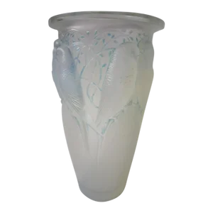 1924 Rene Lalique "Ceylan" Vase, Signed and Numbered