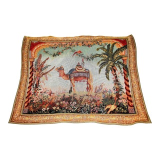 Vintage Tapestry Wall Hanging, Made in France For Sale