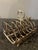 Metal Circa 1820 Georgian Old English Sheffield Silver Plate Crested Toast Rack For Sale - Image 7 of 7