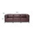 2020s Axis 3pc Sectional Avanti Pecan Titanium Frame For Sale - Image 5 of 6