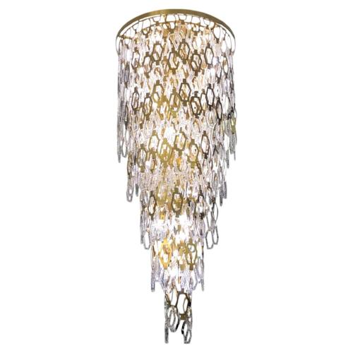 Collection Medea Chandelier in Metal and Crystal by Jago For Sale - Image 10 of 10