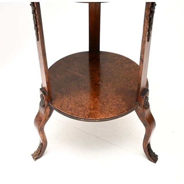 Antique French Occasional Side Table, 1890s For Sale - Image 6 of 8