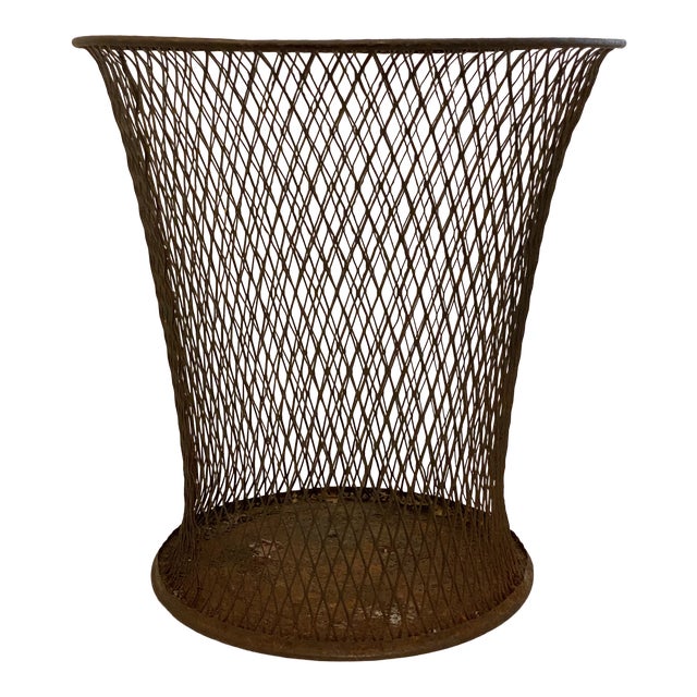 Northwestern Expanded Metal Company Wire Mesh Waste Basket Chairish