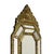 French Napoleon III Gilt Brass Repoussé Cushion Mirror, 19th Century For Sale - Image 4 of 9