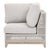 Tropez Teak & Rope Outdoor Modular Corner Sofa For Sale - Image 4 of 8