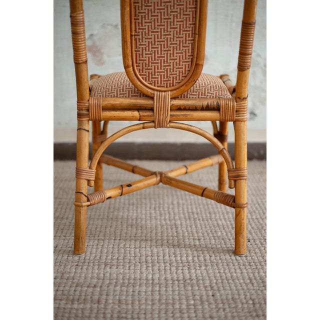 Vintage Italian Bamboo Chairs, 1980s, Set of 8 For Sale - Image 13 of 14