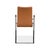 Swing Leather Chrome Chairs in Brown Cognac from Tonon, Set of 6 For Sale - Image 10 of 13