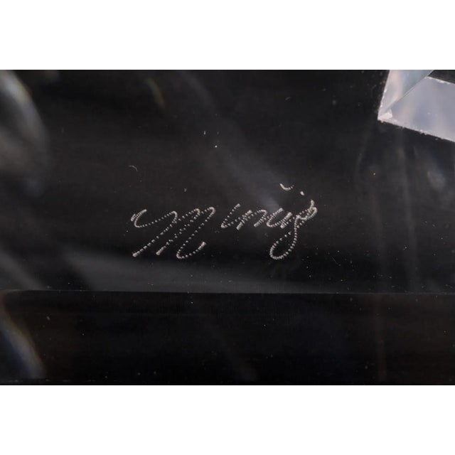 Lucite "Ice Crystals" Base Rectangle Glass Top Mid-Century Modern Coffee Table For Sale - Image 10 of 13