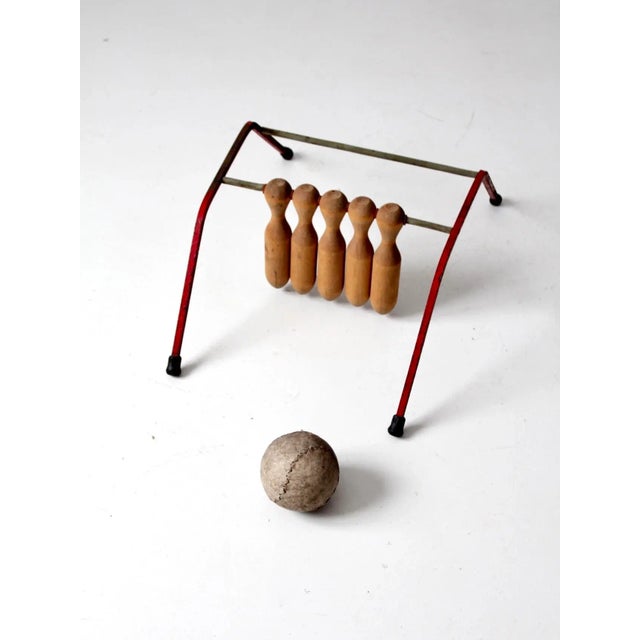 Vintage Wooden Bowling Game For Sale - Image 13 of 13