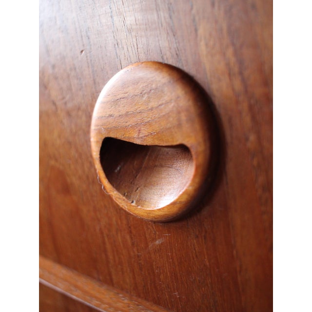 Vintage Danish Chest of Drawers in Teak, 1960s For Sale - Image 11 of 12