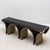R & Y Augousti Bench in Black Oak With Bronze Patina Brass Legs by R&y Augousti For Sale - Image 4 of 9