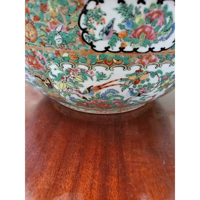 Antique Chinese Porcelain 200 Years Old Palace Bowl For Sale - Image 9 of 12