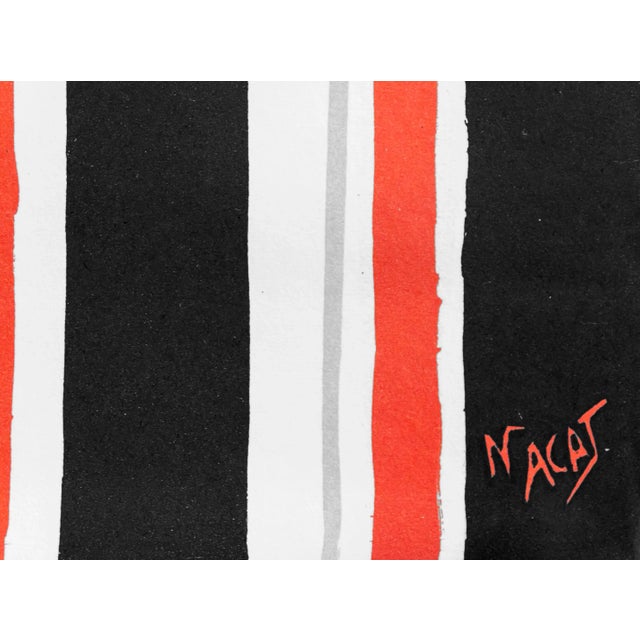 1970 Original French Racing Poster, Circuit Bugatti (Ricard) For Sale - Image 4 of 5