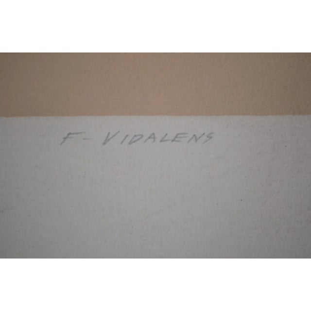 Frédéric VIDALENS (1925-2004) Ball of Yarn and Cup-and-Ball Original Lithograph on wove paper Numbered 6/80, 1st State,...