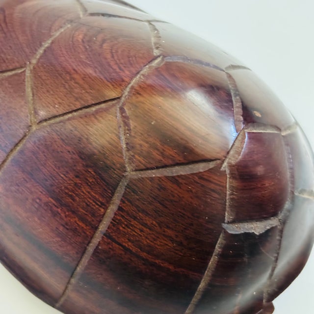 Vintage Ironwood Turtle For Sale - Image 10 of 11
