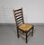 Rustic Oak Farmhouse Ladderback Dining Chairs with Rush Seats, 1960s, Set of 4 For Sale - Image 9 of 18