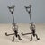Andirons in Wrought Iron, Set of 2 For Sale - Image 11 of 11