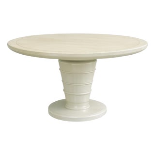 Gorgeous Custom Oval Dining Table by Old Biscayne Designs For Sale