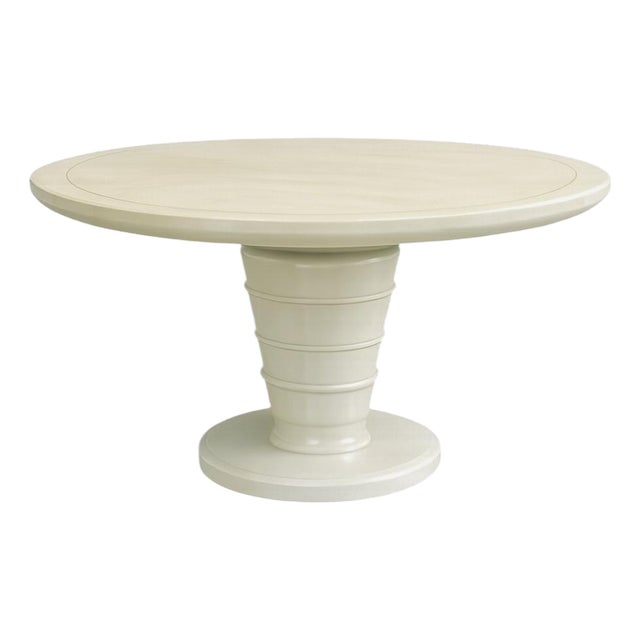 Gorgeous Custom Oval Dining Table by Old Biscayne Designs For Sale