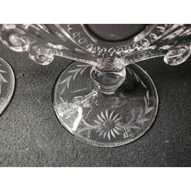 Early 20th Century Double Light Candlestick Holders Line #555 - a Pair For Sale - Image 6 of 7