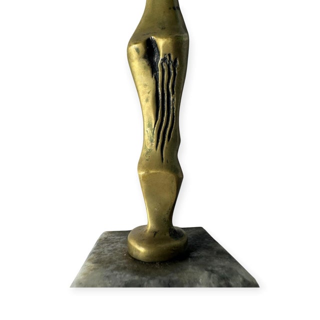 Bronze 1970s Modernist Bronze Figure Sculpture — Roberto Gabriel Crivellé (B. 1936) For Sale - Image 8 of 9