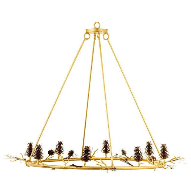 Modern Aspen Chandelier by Lowcountry Originals For Sale - Image 3 of 3