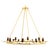 Modern Aspen Chandelier by Lowcountry Originals For Sale - Image 3 of 3