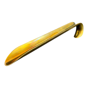 Vintage Solid Brass Shoe Horn Heavy 12"
