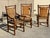 Set of 12 pieces (2 armchairs and 10 chairs) made of hickory wood from the old hickory company of martinsville, indiana....