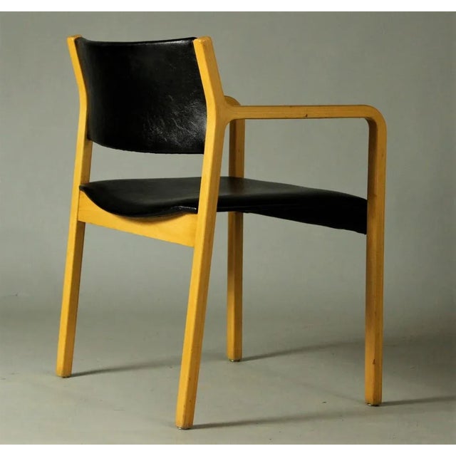 Mid-Century Modern Large Bentwood Armchair by Wilhelm Ritz for Wilkhahn, 1960s For Sale - Image 3 of 7