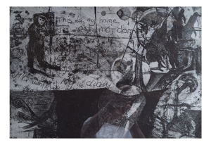 Andrzej Janeczko, the Butcher's Shop, 2007, Etching