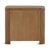 2020s Simple Brown Oak Two-Drawer Nightstand For Sale - Image 5 of 7