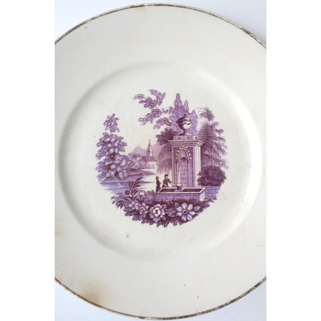 Early 20th Century Plates Neoclassical Design - Set of 4 For Sale - Image 4 of 13