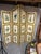 French Provincial four panel room divider Scalloped, arched top with applied trim along each panel Charming floral...