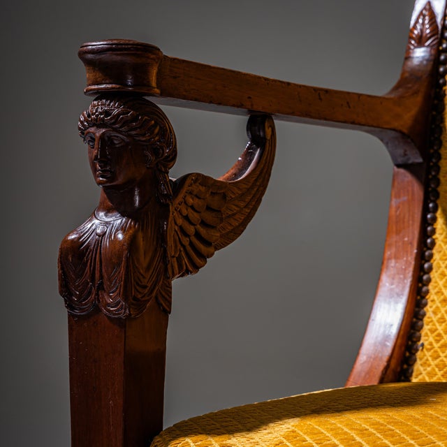 Empire Seating Suite from Henri Jacob, France, 1800s, Set of 5 For Sale - Image 13 of 18