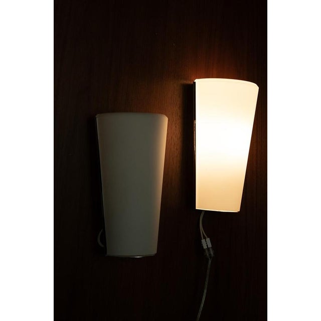 Glass Wall Lamps from Glashutte Limburg, Set of 2 For Sale - Image 7 of 9