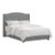 Stoffer Home x Cloth & Company Julia Wingback Bed in Denim Blue Mini Gingham, King For Sale
