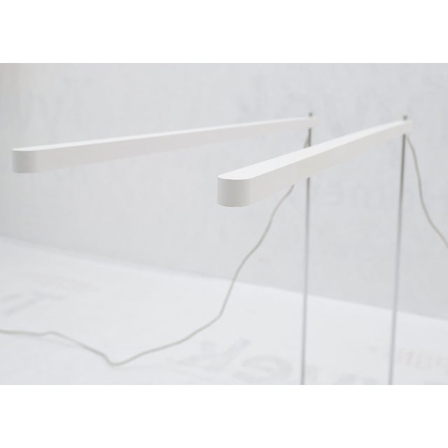 Mid Century Italian Modern Artemide Desk Lamps Adjustable Height - A Pair For Sale - Image 11 of 12