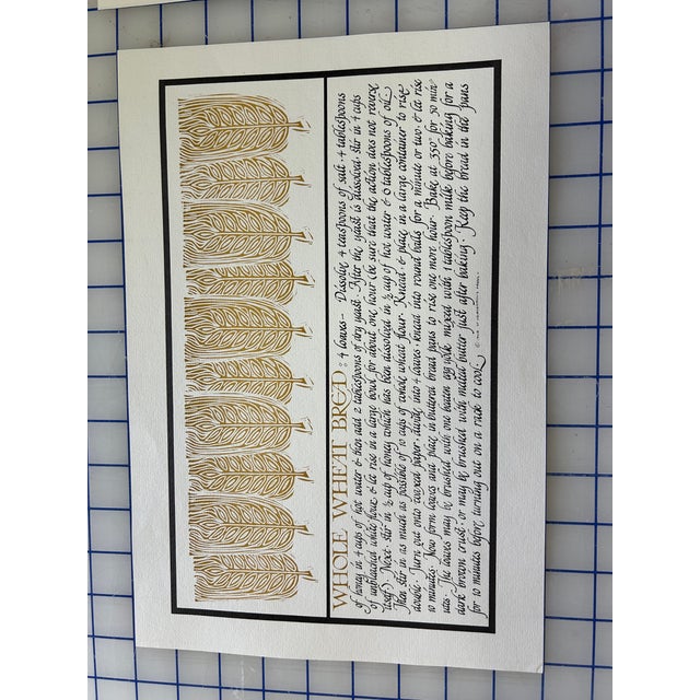 Mid 20th Century Calligraphed Prints by David L. Goines - Set of 16 For Sale In Santa Fe - Image 6 of 14