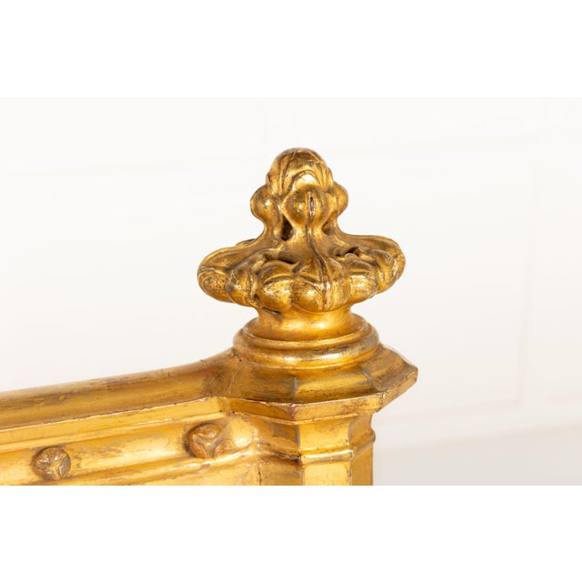 Large 19th Century English Giltwood Country House Sofa For Sale - Image 10 of 11