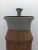 Ceramic Vintage Mid Century Moderns Ribbed Ceramic Two Tone Vase With Lid, Signed For Sale - Image 7 of 13