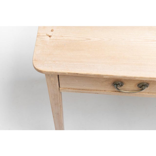 Wood Antique Pine Side Table, 1820 For Sale - Image 7 of 9