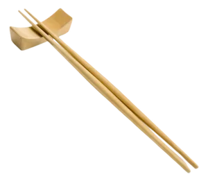 Luna Chopstick Set - Brushed Gold