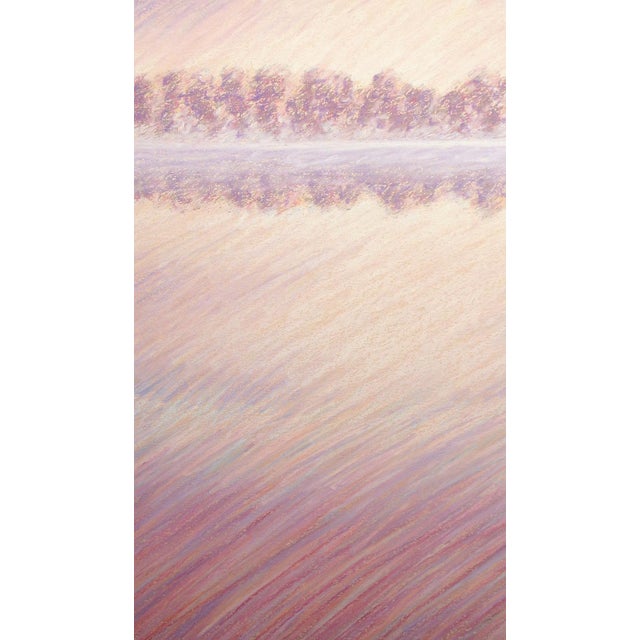 1980s Scott Nellis "Lake Mist Series" Original Pastel Drawing, Hand Signed For Sale - Image 4 of 4