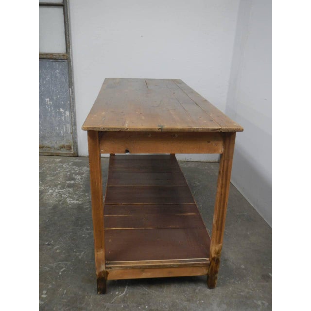 Vintage Fir Counter, 1970s For Sale - Image 3 of 11