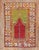 1940s Colorful Turkish Prayer Niche Rug - 3'3" x 5'8" For Sale - Image 10 of 18
