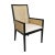 Colonial Black & Cane Dining Arm Chair For Sale - Image 11 of 11